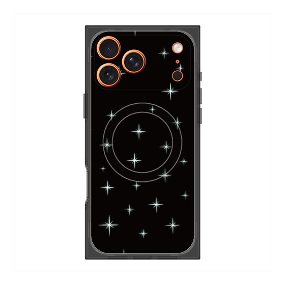 Premium Square Case with MagSafe［ Glitter - Black ］