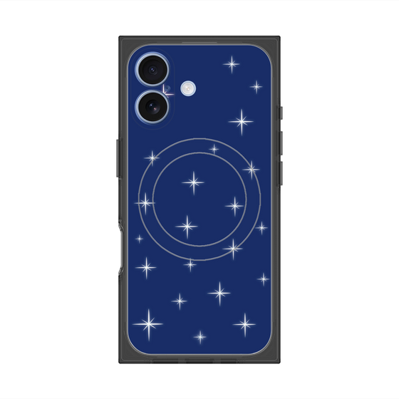 Premium Square Case with MagSafe［ Glitter - Blue ］