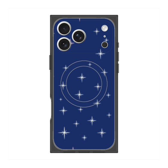 Premium Square Case with MagSafe［ Glitter - Blue ］