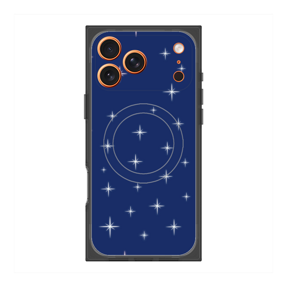 Premium Square Case with MagSafe［ Glitter - Blue ］