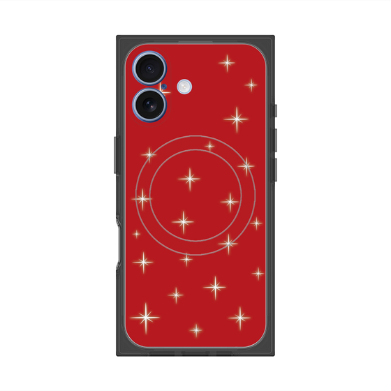 Premium Square Case with MagSafe［ Glitter - Red ］