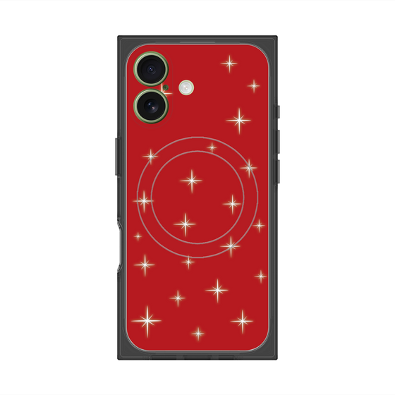 Premium Square Case with MagSafe［ Glitter - Red ］