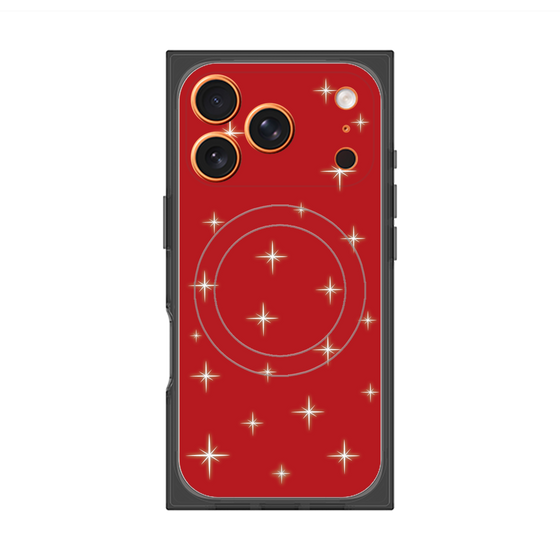 Premium Square Case with MagSafe［ Glitter - Red ］