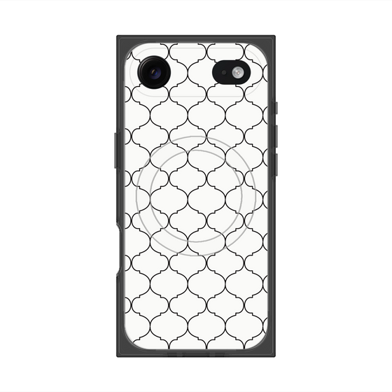 Premium Square Case with MagSafe［ Moroccan1 -Black ］