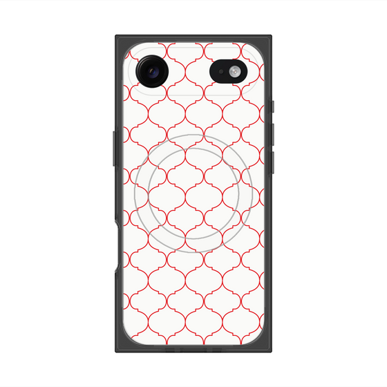 Premium Square Case with MagSafe［ Moroccan1 -Red ］