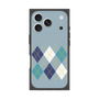 Premium Square Case with MagSafe［ Nordic Argyle - Blue ］