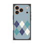 Premium Square Case with MagSafe［ Nordic Argyle - Blue ］
