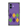 Premium Square Case with MagSafe［ Nordic Argyle - Purple ］