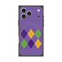 Premium Square Case with MagSafe［ Nordic Argyle - Purple ］