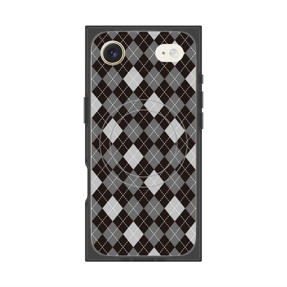 Premium Square Case with MagSafe［ Argyle - Black ］