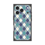 Premium Square Case with MagSafe［ Argyle - Blue ］