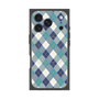 Premium Square Case with MagSafe［ Argyle - Blue ］