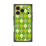 Premium Square Case with MagSafe［ Argyle - Green ］