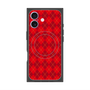 Premium Square Case with MagSafe［ Argyle - Red ］