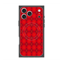Premium Square Case with MagSafe［ Argyle - Red ］