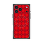 Premium Square Case with MagSafe［ Argyle - Red ］