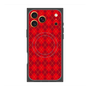 Premium Square Case with MagSafe［ Argyle - Red ］
