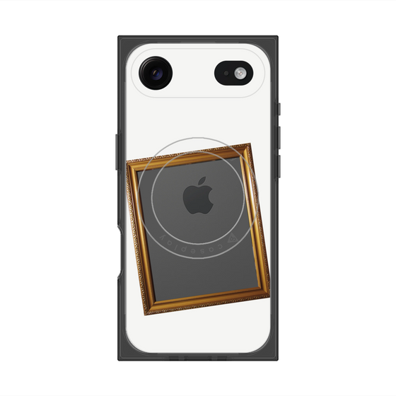 Premium Square Case with MagSafe［ Photo Frame - White ］