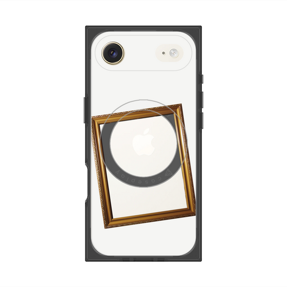 Premium Square Case with MagSafe［ Photo Frame - White ］