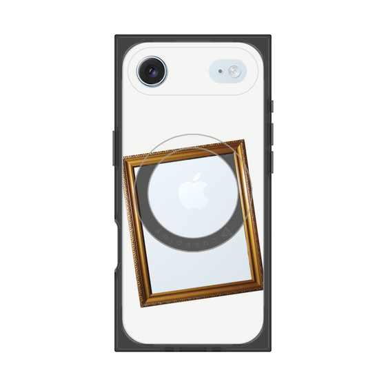 Premium Square Case with MagSafe［ Photo Frame - White ］