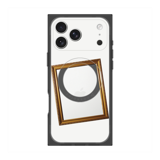 Premium Square Case with MagSafe［ Photo Frame - White ］