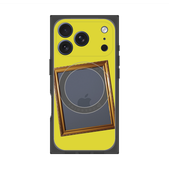 Premium Square Case with MagSafe［ Photo Frame - Yellow ］