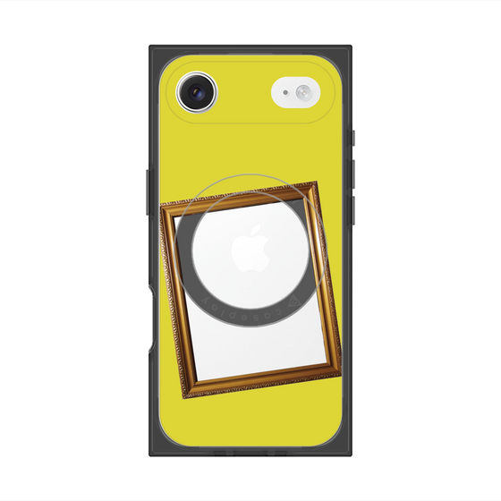 Premium Square Case with MagSafe［ Photo Frame - Yellow ］