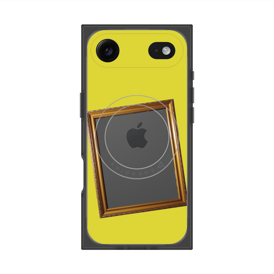 Premium Square Case with MagSafe［ Photo Frame - Yellow ］