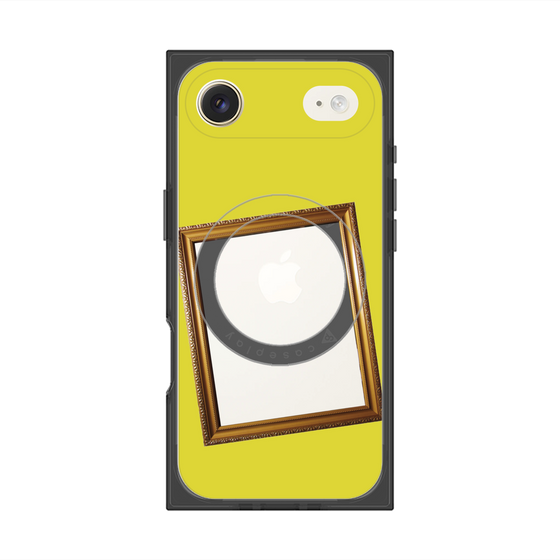Premium Square Case with MagSafe［ Photo Frame - Yellow ］