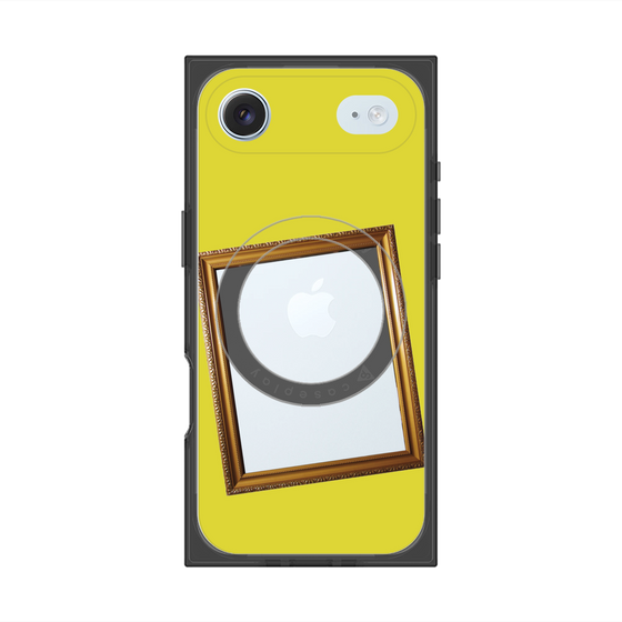 Premium Square Case with MagSafe［ Photo Frame - Yellow ］