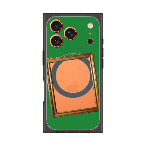 Premium Square Case with MagSafe［ Photo Frame - Green ］