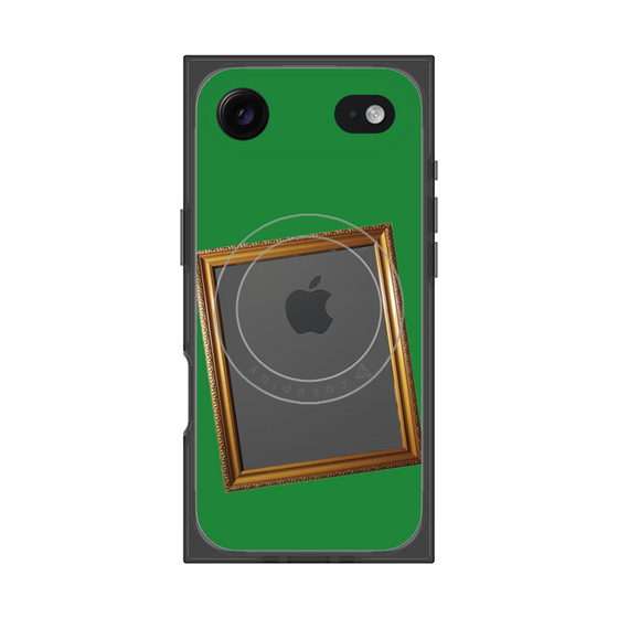 Premium Square Case with MagSafe［ Photo Frame - Green ］