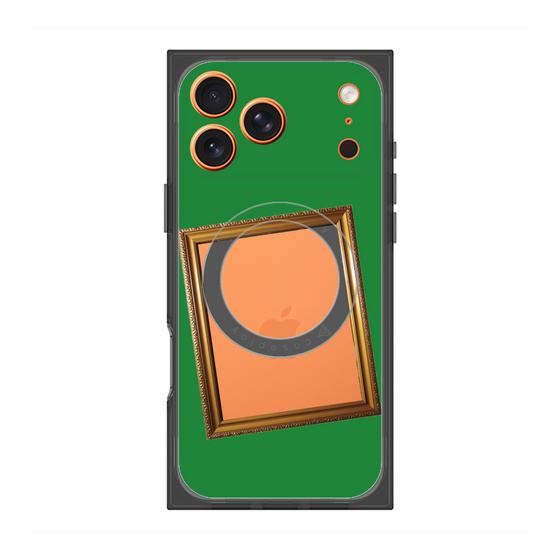 Premium Square Case with MagSafe［ Photo Frame - Green ］