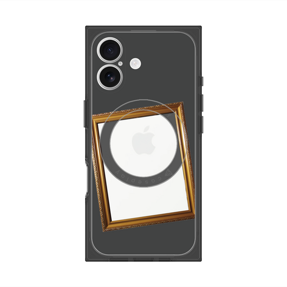 Premium Square Case with MagSafe［ Photo Frame - Gray ］