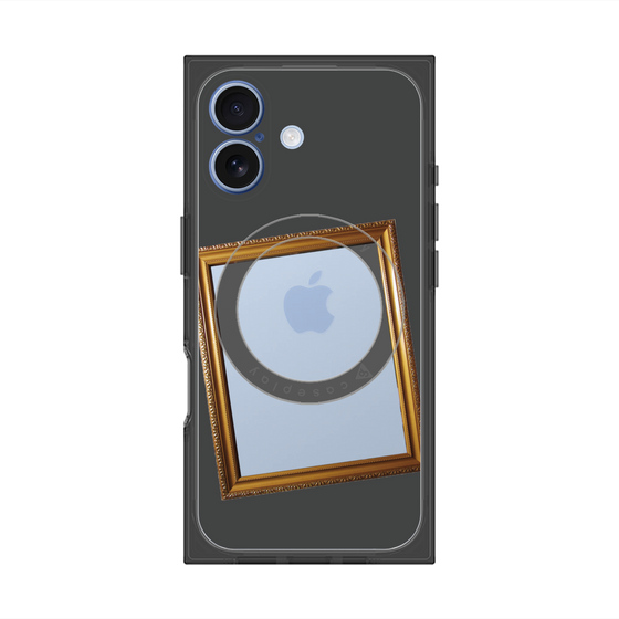 Premium Square Case with MagSafe［ Photo Frame - Gray ］