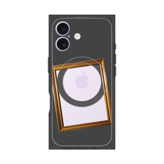 Premium Square Case with MagSafe［ Photo Frame - Gray ］