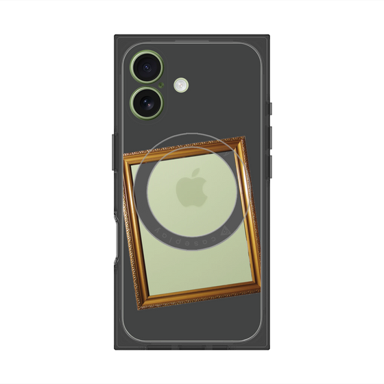 Premium Square Case with MagSafe［ Photo Frame - Gray ］