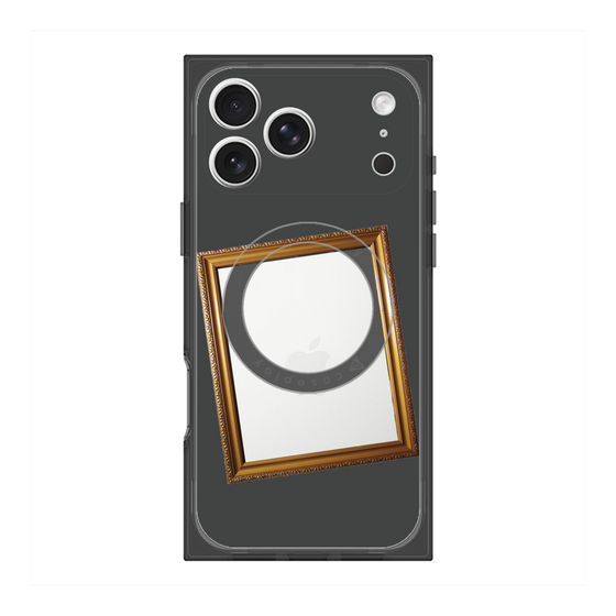 Premium Square Case with MagSafe［ Photo Frame - Gray ］