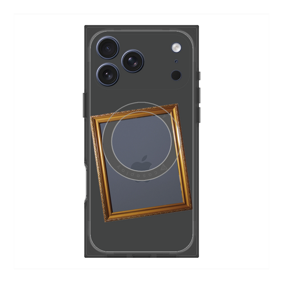 Premium Square Case with MagSafe［ Photo Frame - Gray ］