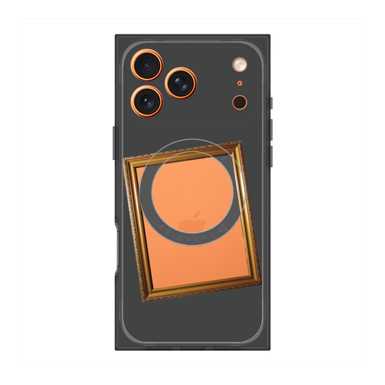 Premium Square Case with MagSafe［ Photo Frame - Gray ］