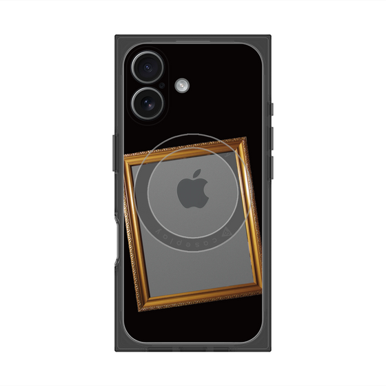 Premium Square Case with MagSafe［ Photo Frame - Black ］