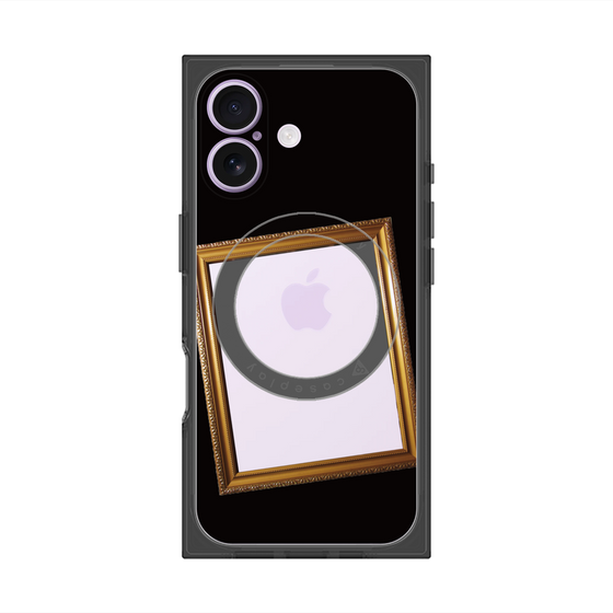 Premium Square Case with MagSafe［ Photo Frame - Black ］