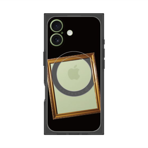 Premium Square Case with MagSafe［ Photo Frame - Black ］