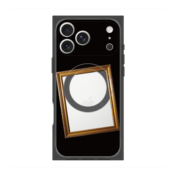 Premium Square Case with MagSafe［ Photo Frame - Black ］