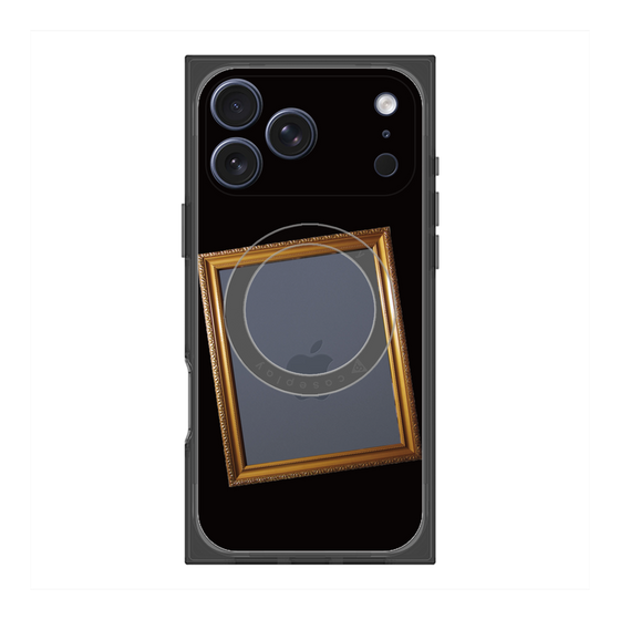 Premium Square Case with MagSafe［ Photo Frame - Black ］