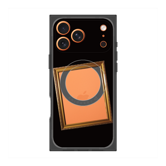 Premium Square Case with MagSafe［ Photo Frame - Black ］