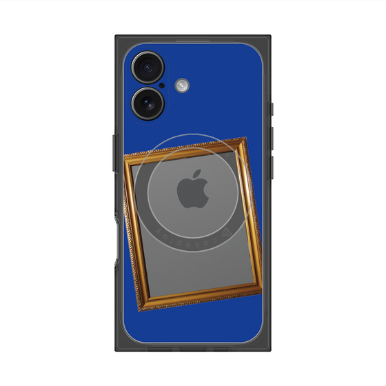 Premium Square Case with MagSafe［ Photo Frame - Blue ］