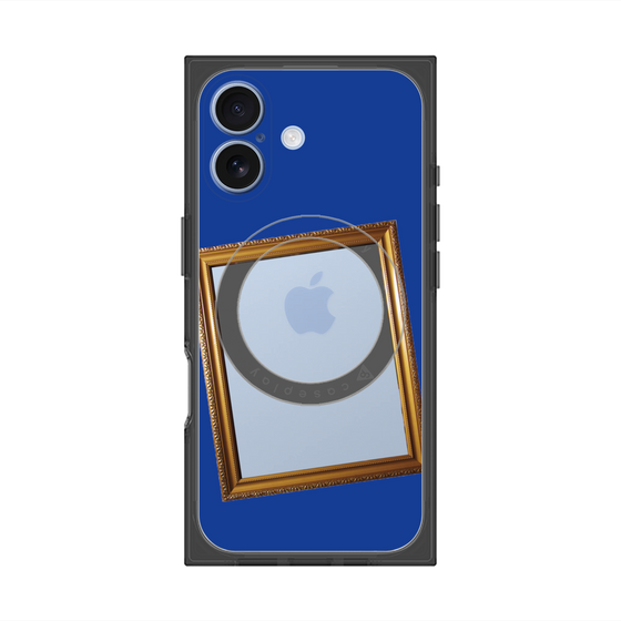 Premium Square Case with MagSafe［ Photo Frame - Blue ］