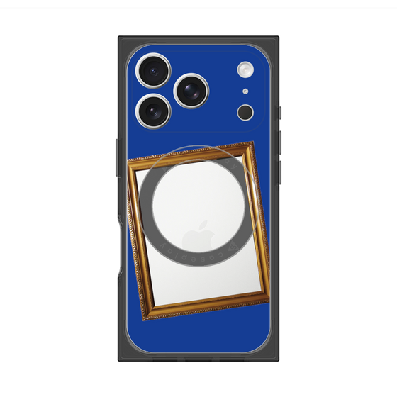 Premium Square Case with MagSafe［ Photo Frame - Blue ］