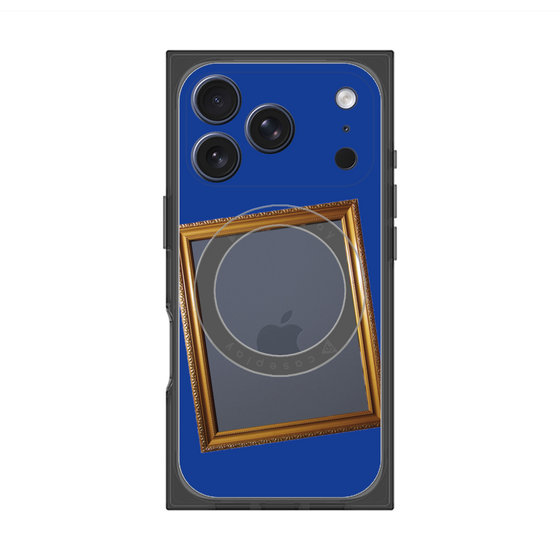 Premium Square Case with MagSafe［ Photo Frame - Blue ］